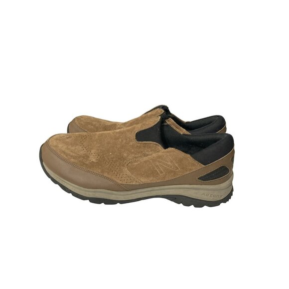 New Balance MW770BR Men's Size 14 Brown Slip-On Suede Walking Shoes - Picture 3 of 8